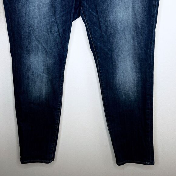 Kut from the Kloth Jeans Womens Plus Size 18W Blue Catherine Boyfriend Stretch - Picture 3 of 9